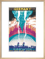 'Over to Germany from Harwich', LNER poster, 1923-1947. art print medium natural Art Print - Science Museum Shop