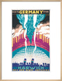 'Over to Germany from Harwich', LNER poster, 1923-1947. art print large natural Art Print - Science Museum Shop