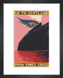 'Up to Scotland from King's Cross', LNER poster, 1923-1947. art print extra small black Art Print - Science Museum Shop