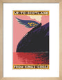 'Up to Scotland from King's Cross', LNER poster, 1923-1947. art print small natural Art Print - Science Museum Shop