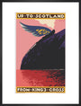 'Up to Scotland from King's Cross', LNER poster, 1923-1947. art print large black Art Print - Science Museum Shop