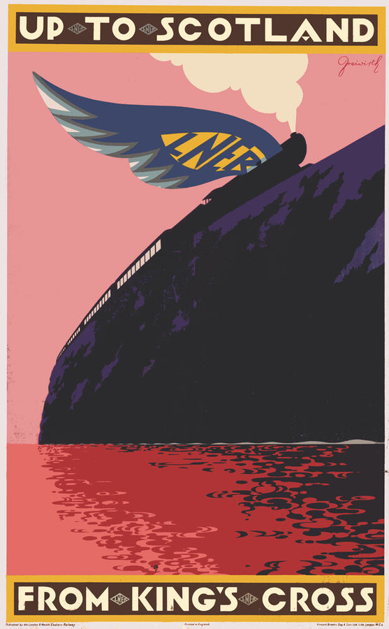 'Up to Scotland from King's Cross', LNER poster, 1923-1947. Art Print - Science Museum Shop