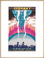 'Over to Germany from Harwich', LNER poster, 1923-1947. art print extra large natural Art Print - Science Museum Shop