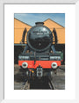 LNER 4-6-2 No. 60103 'Flying Scotsman' locomotive heading into overhaul. art print small white Art Print - Science Museum Shop
