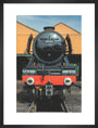 LNER 4-6-2 No. 60103 'Flying Scotsman' locomotive heading into overhaul. art print medium black Art Print - Science Museum Shop
