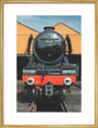 LNER 4-6-2 No. 60103 'Flying Scotsman' locomotive heading into overhaul. art print large gold Art Print - Science Museum Shop