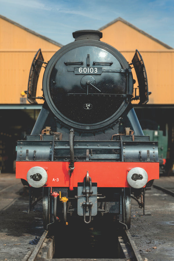 LNER 4-6-2 No. 60103 'Flying Scotsman' locomotive heading into overhaul. Art Print - Science Museum Shop