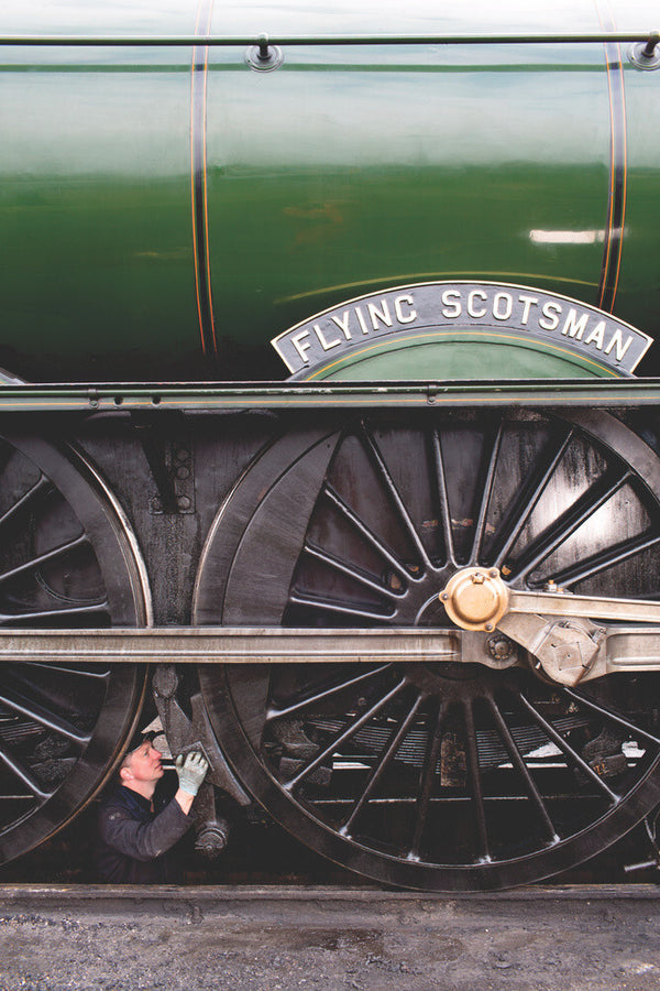 LNER 4-6-2 No. 60103 'Flying Scotsman' locomotive heading into overhaul. Art Print - Science Museum Shop