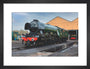 LNER 4-6-2 No. 60103 'Flying Scotsman' locomotive heading into overhaul. art print small black Art Print - Science Museum Shop