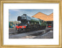 LNER 4-6-2 No. 60103 'Flying Scotsman' locomotive heading into overhaul. art print small gold Art Print - Science Museum Shop