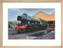 LNER 4-6-2 No. 60103 'Flying Scotsman' locomotive heading into overhaul. art print small natural Art Print - Science Museum Shop