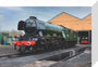 LNER 4-6-2 No. 60103 'Flying Scotsman' locomotive heading into overhaul. stretched canvas small none Art Print - Science Museum Shop