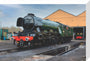 LNER 4-6-2 No. 60103 'Flying Scotsman' locomotive heading into overhaul. stretched canvas medium none Art Print - Science Museum Shop