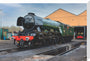 LNER 4-6-2 No. 60103 'Flying Scotsman' locomotive heading into overhaul. stretched canvas large none Art Print - Science Museum Shop