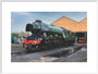 LNER 4-6-2 No. 60103 'Flying Scotsman' locomotive heading into overhaul. art print extra large white Art Print - Science Museum Shop