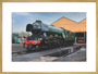 LNER 4-6-2 No. 60103 'Flying Scotsman' locomotive heading into overhaul. art print extra large gold Art Print - Science Museum Shop