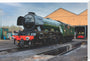 LNER 4-6-2 No. 60103 'Flying Scotsman' locomotive heading into overhaul. stretched canvas extra large none Art Print - Science Museum Shop