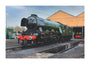 LNER 4-6-2 No. 60103 'Flying Scotsman' locomotive heading into overhaul. unstretched canvas extra large none Art Print - Science Museum Shop