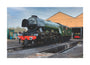 LNER 4-6-2 No. 60103 'Flying Scotsman' locomotive heading into overhaul. unstretched canvas large none Art Print - Science Museum Shop
