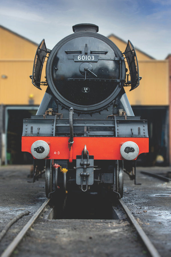 LNER 4-6-2 No. 60103 'Flying Scotsman' locomotive heading into overhaul. Art Print - Science Museum Shop