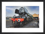 LNER 4-6-2 No. 60103 'Flying Scotsman' locomotive heading into overhaul. art print small black Art Print - Science Museum Shop