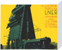 Refuelling the 'Flying Scotsman', LNER poster, 1932. stretched canvas small none Art Print - Science Museum Shop