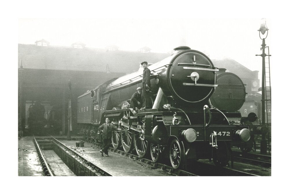 'Flying Scotsman' unstretched canvas extra large none Art Print - Science Museum Shop
