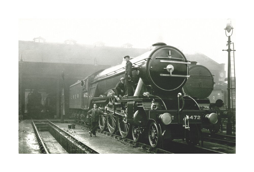 'Flying Scotsman' unstretched canvas large none Art Print - Science Museum Shop
