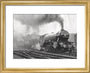Flying Scotsman leaves Kings Cross, May 1968 art print extra small gold Art Print - Science Museum Shop