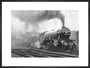 Flying Scotsman leaves Kings Cross, May 1968 art print large black Art Print - Science Museum Shop