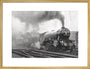 Flying Scotsman leaves Kings Cross, May 1968 art print large gold Art Print - Science Museum Shop