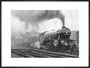 Flying Scotsman leaves Kings Cross, May 1968 art print extra large black Art Print - Science Museum Shop