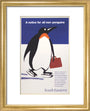 'A notice for all non-penguins', BR poster, 1995 art print extra small gold Art Print - Science Museum Shop