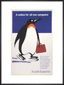 'A notice for all non-penguins', BR poster, 1995 art print extra large black Art Print - Science Museum Shop