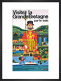 'Visitez la Grande Bretagne par le Train', BR poster, 1966 art print medium black Art Print - Science Museum Shop