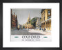 'Oxford', BR (WR) poster, 1958 art print extra small black Art Print - Science Museum Shop