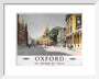 'Oxford', BR (WR) poster, 1958 art print extra small white Art Print - Science Museum Shop