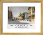 'Oxford', BR (WR) poster, 1958 art print extra small gold Art Print - Science Museum Shop