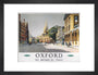 'Oxford', BR (WR) poster, 1958 art print small black Art Print - Science Museum Shop