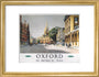 'Oxford', BR (WR) poster, 1958 art print small gold Art Print - Science Museum Shop