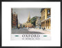 'Oxford', BR (WR) poster, 1958 art print medium black Art Print - Science Museum Shop