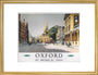 'Oxford', BR (WR) poster, 1958 art print medium gold Art Print - Science Museum Shop