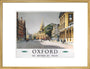 'Oxford', BR (WR) poster, 1958 art print large gold Art Print - Science Museum Shop