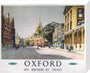 'Oxford', BR (WR) poster, 1958 stretched canvas medium none Art Print - Science Museum Shop