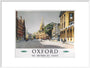 'Oxford', BR (WR) poster, 1958 art print extra large white Art Print - Science Museum Shop