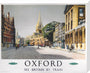'Oxford', BR (WR) poster, 1958 stretched canvas large none Art Print - Science Museum Shop