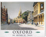 'Oxford', BR (WR) poster, 1958 stretched canvas extra large none Art Print - Science Museum Shop