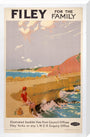 Filey for the Family', LNER poster, 1923-1947. stretched canvas extra large none Art Print - Science Museum Shop