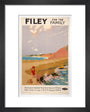 Filey for the Family', LNER poster, 1923-1947. art print extra small black Art Print - Science Museum Shop