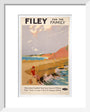 Filey for the Family', LNER poster, 1923-1947. art print extra small white Art Print - Science Museum Shop